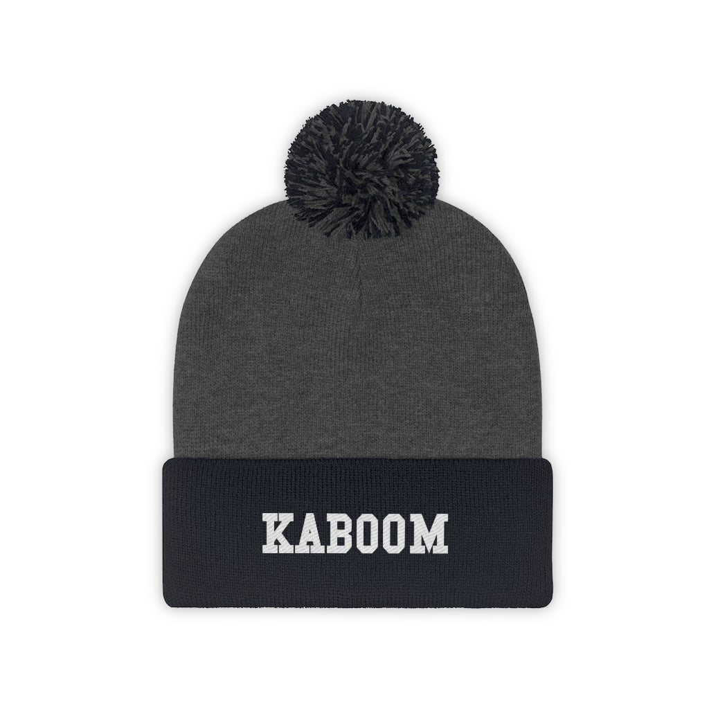 Knit Pom Pom Beanie - Kaboom